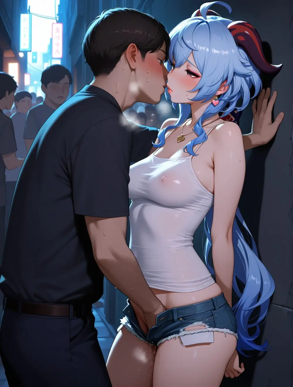 [Spyman001] ganyu STREETWALKER 立ちんぼ [AI Generated] - page28