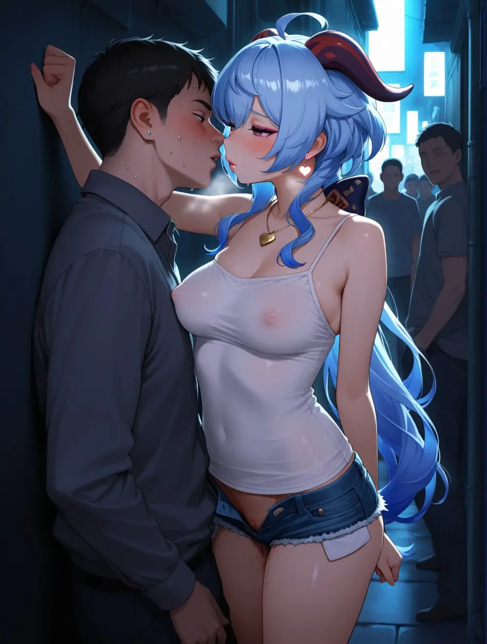 [Spyman001] ganyu STREETWALKER 立ちんぼ [AI Generated] - page29