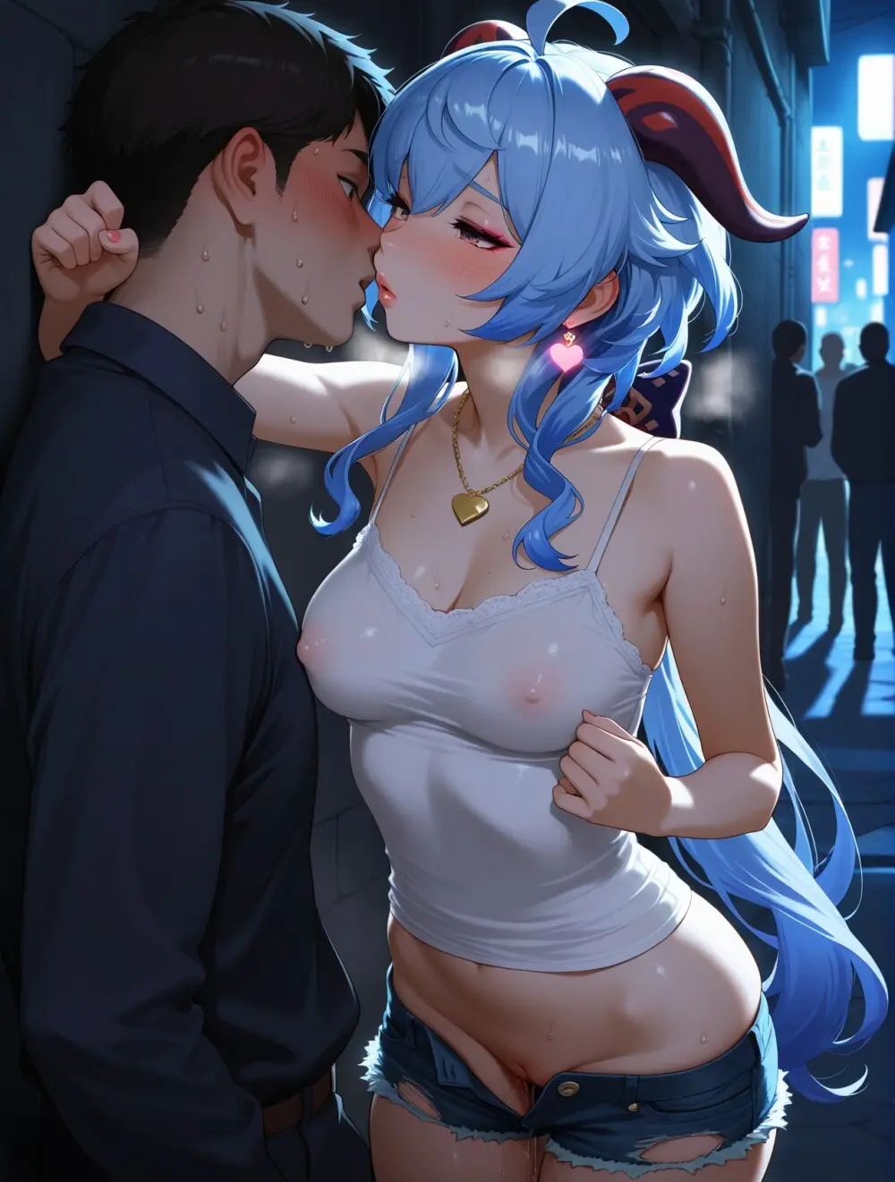 [Spyman001] ganyu STREETWALKER 立ちんぼ [AI Generated] - page37