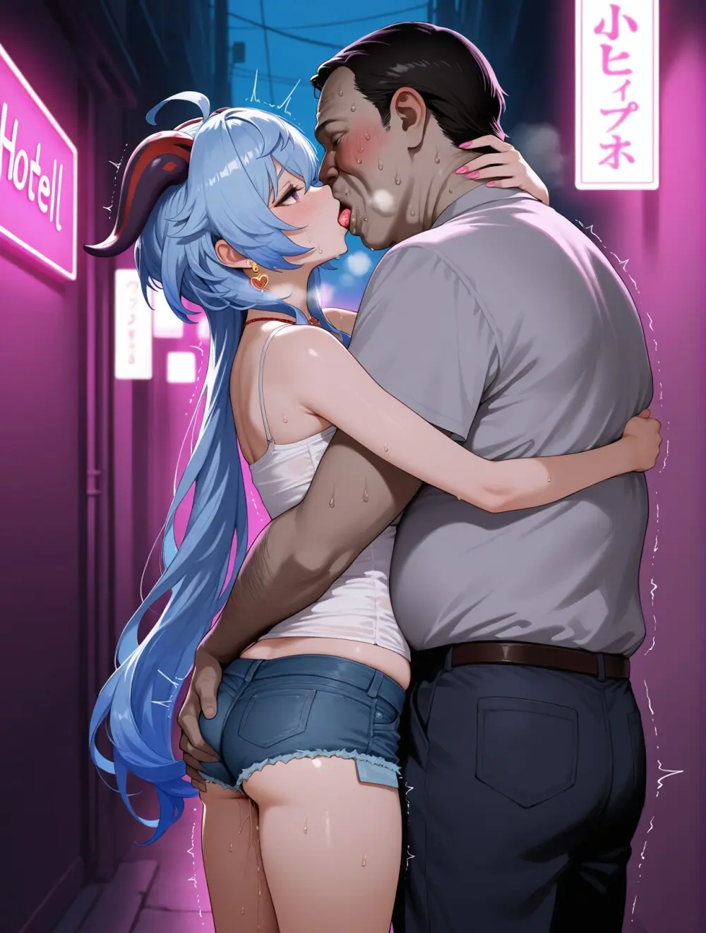 [Spyman001] ganyu STREETWALKER 立ちんぼ [AI Generated] - page48