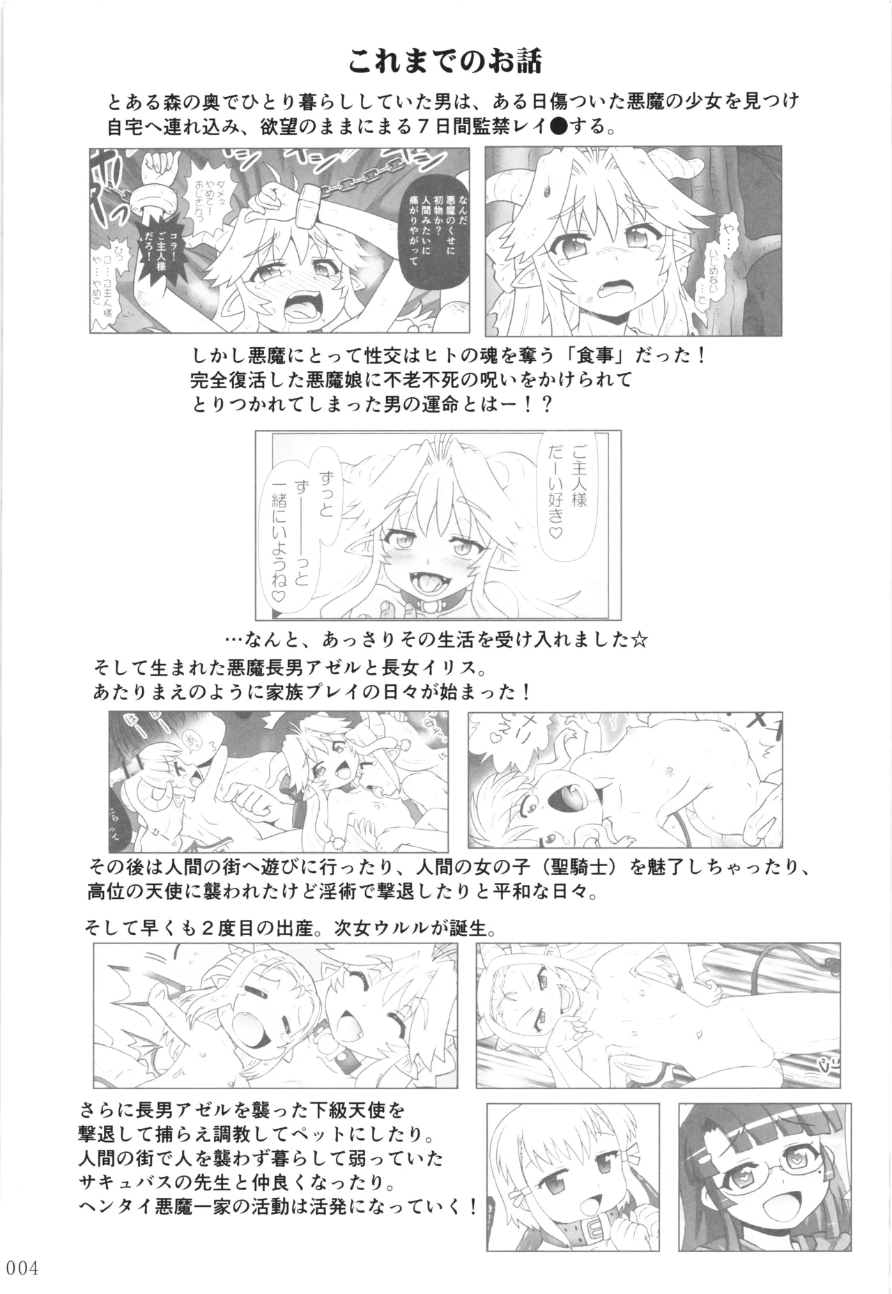 悪魔娘日誌 ～傷ついた悪魔娘を拾ってヤた男、やがて・・・～ Vol.3 - page3