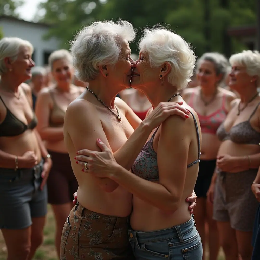 party dance mature women [AI Generated]