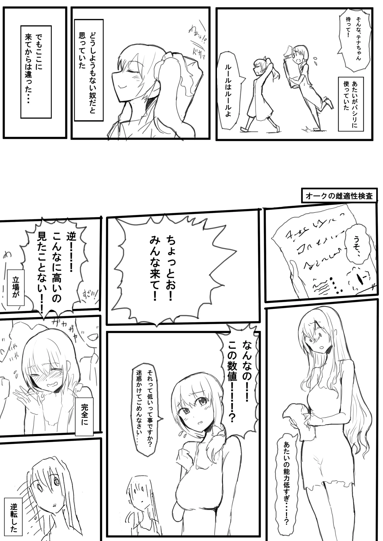 オークの国へ行ったら馬鹿にしていた幼馴染と立場が逆転した話 - page4