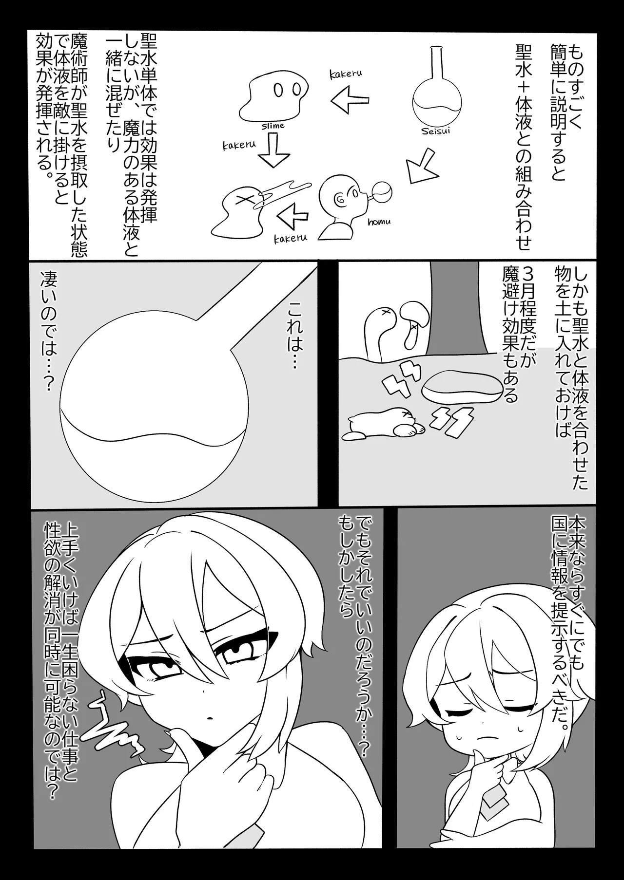 ふたなり金策～ふたなり魔術師さん自作の聖水でヤりたい放題～ - page14