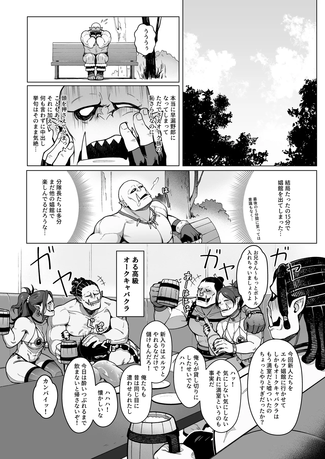妖精娼館 3号室レイシー 〜褐色肌エルフを指名した童貞オーク〜 1 - page25