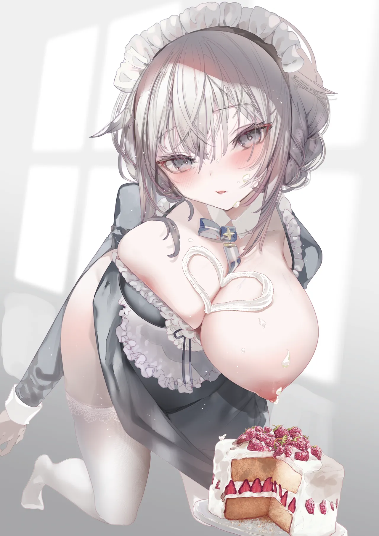 ダウナーなデカ乳メイドさんはお仕置きご奉仕をおねだりする。〜本性は下品でドスケベすぎる積極的な召使い〜 - page3