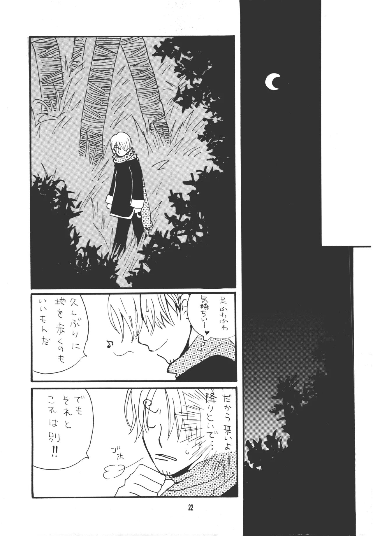 青の森、蜘蛛と蝶 - page21