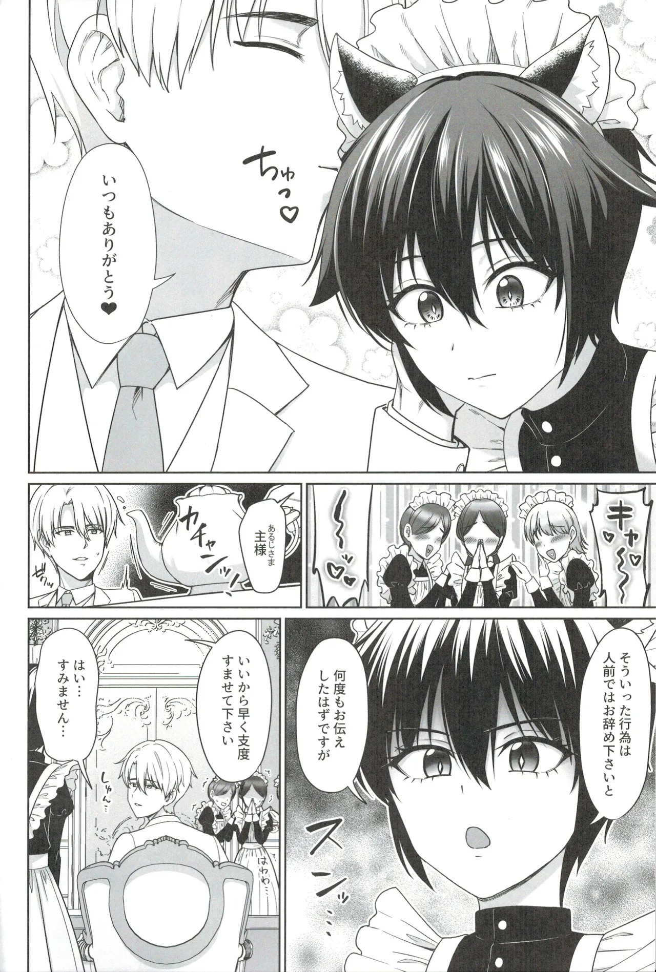 猫耳少年メイドの愛するヒメゴト - page3