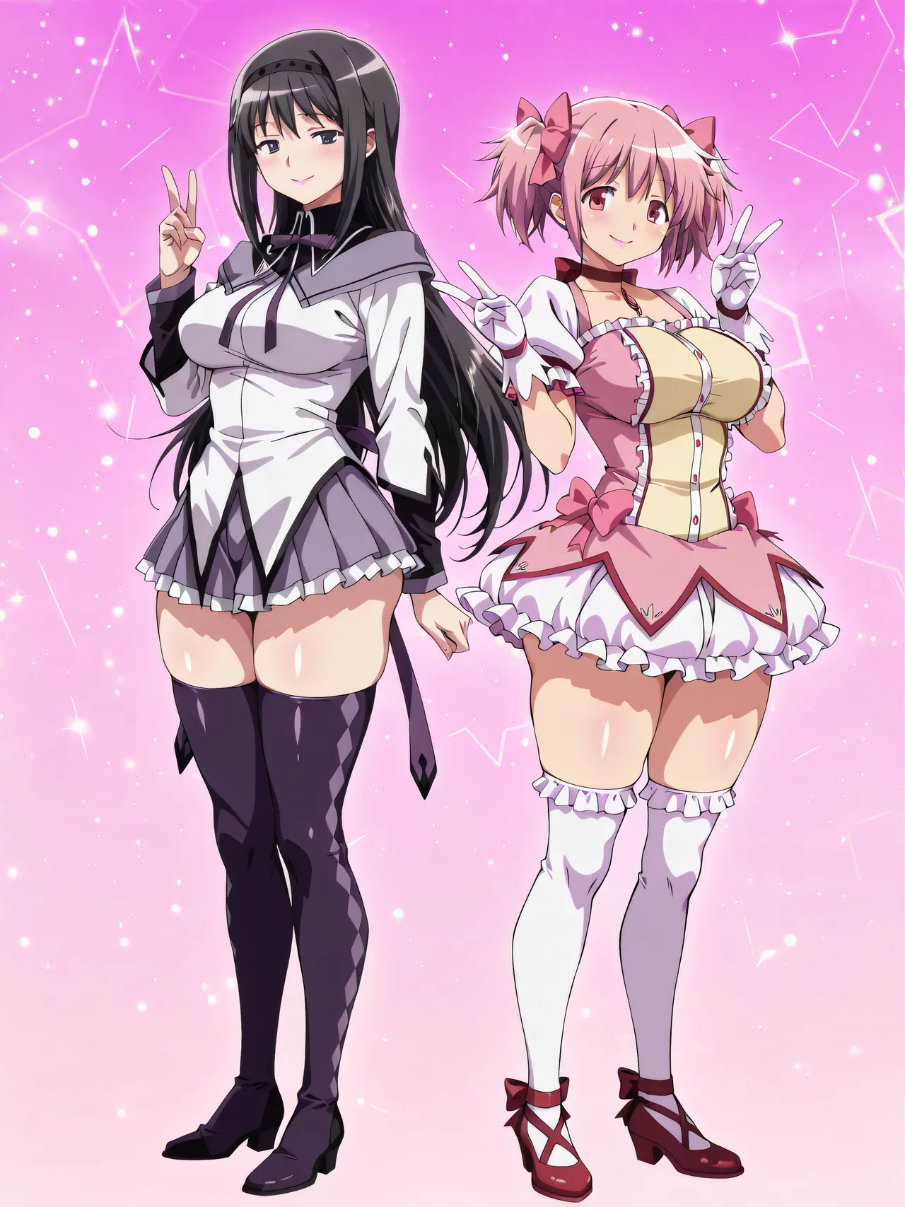 鹿目まどか x 暁美ほむら (魔法少女まどか☆マギカ) [Ai 生成] - page3
