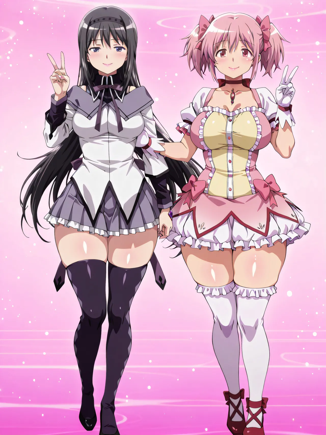 鹿目まどか x 暁美ほむら (魔法少女まどか☆マギカ) [Ai 生成] - page5