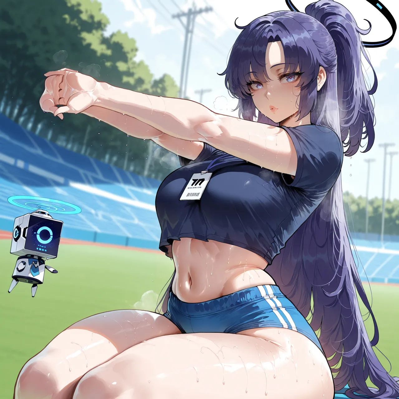 Hayase Yuuka (Track): After Practice [Ai Generated]
