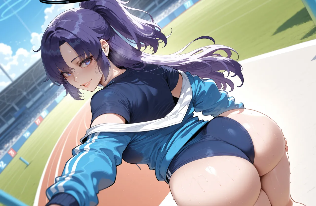 Hayase Yuuka (Track): After Practice [Ai Generated] - page12