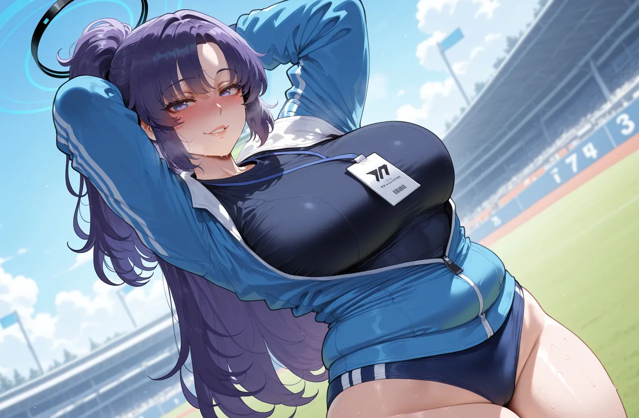 Hayase Yuuka (Track): After Practice [Ai Generated] - page14
