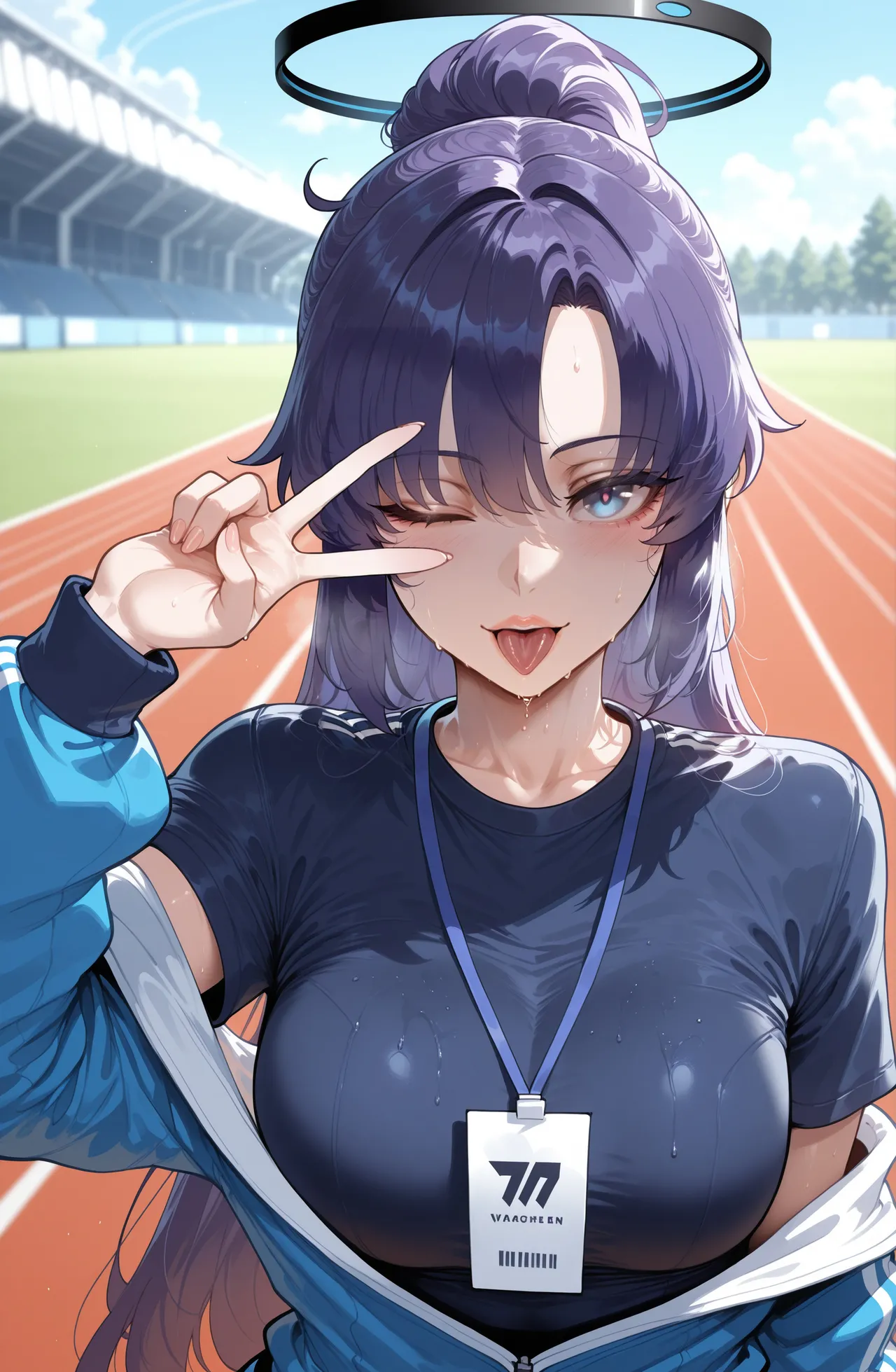 Hayase Yuuka (Track): After Practice [Ai Generated] - page16