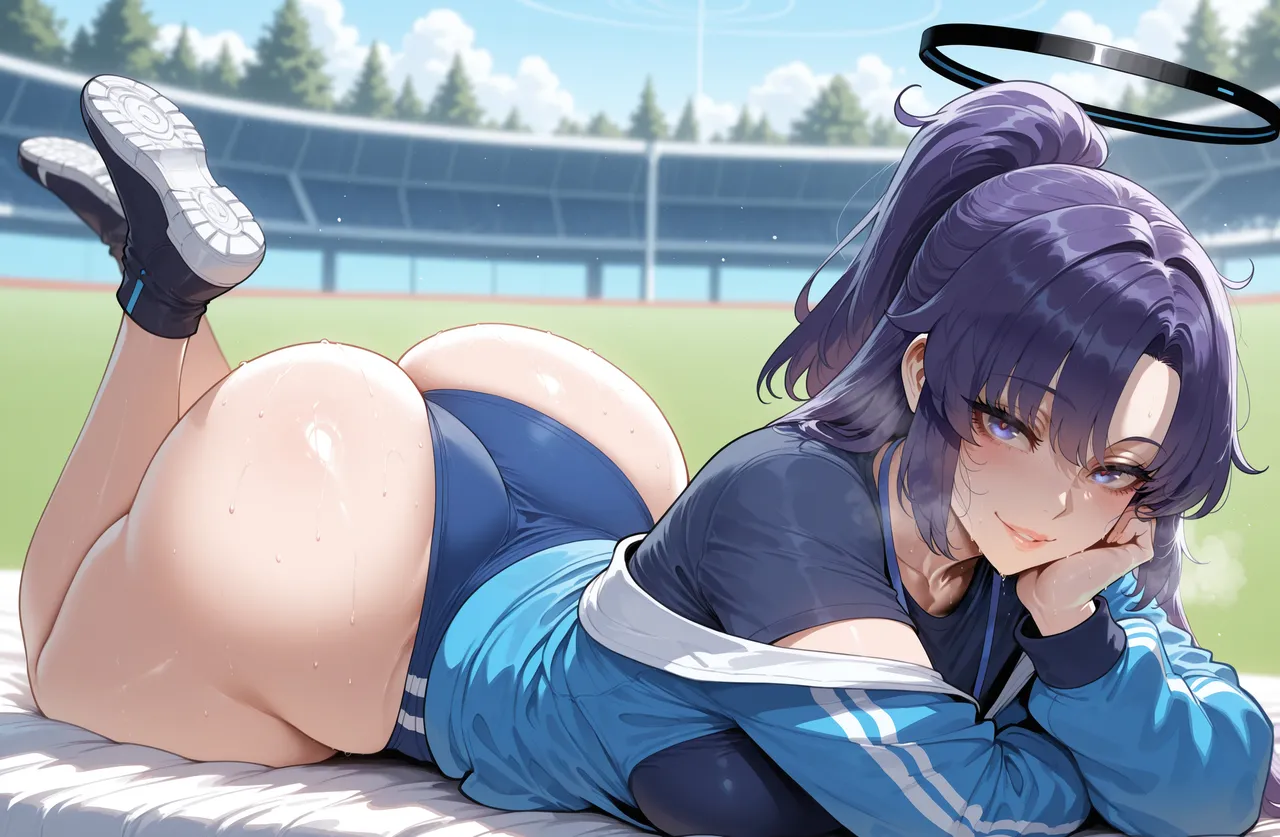 Hayase Yuuka (Track): After Practice [Ai Generated] - page21