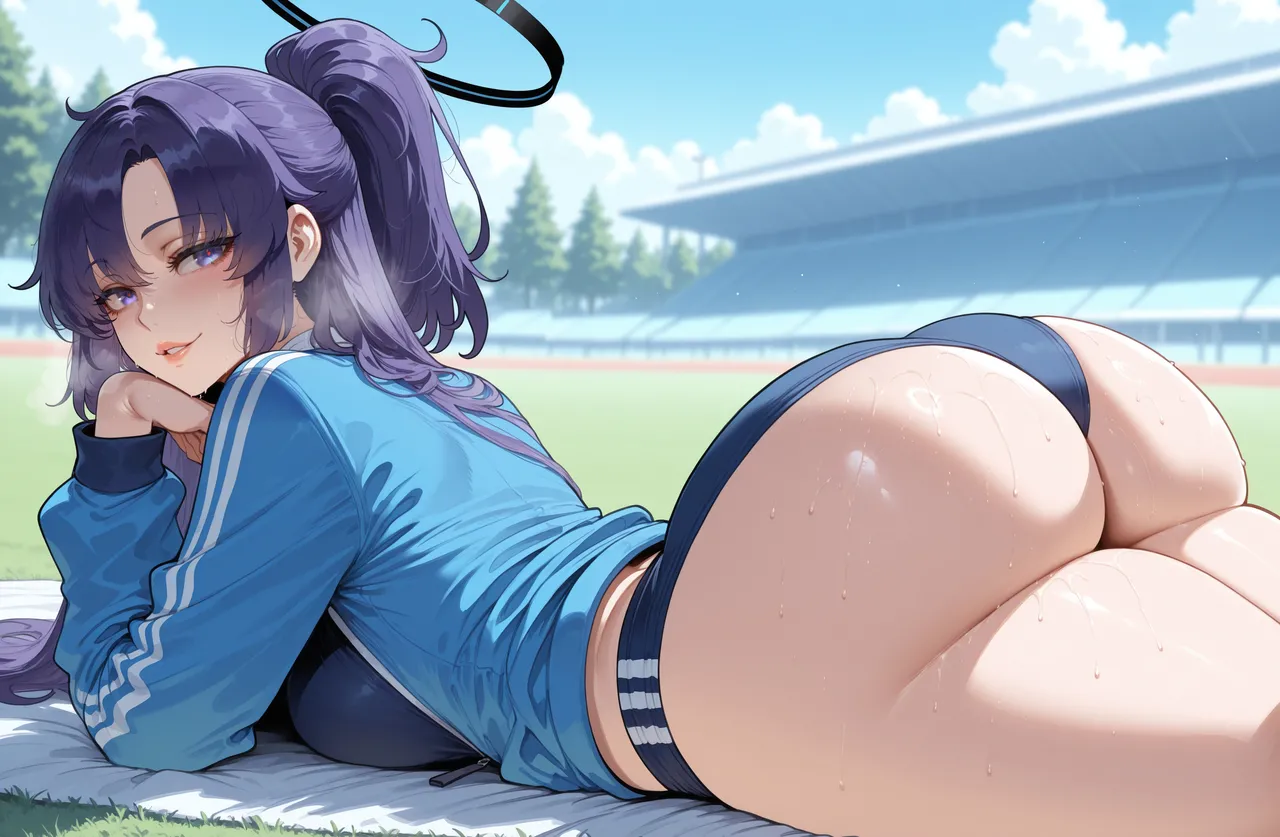 Hayase Yuuka (Track): After Practice [Ai Generated] - page44