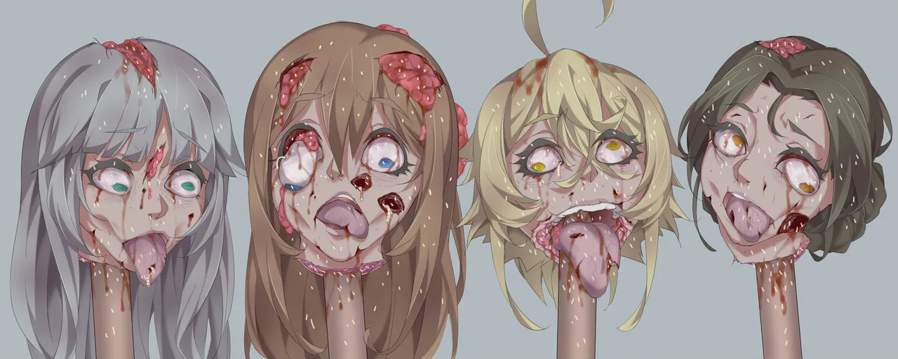bekon15 / ko1444 / Bacon Ryona graffiti 1-11 + 2 Skeb guro Pixiv posts. - page172