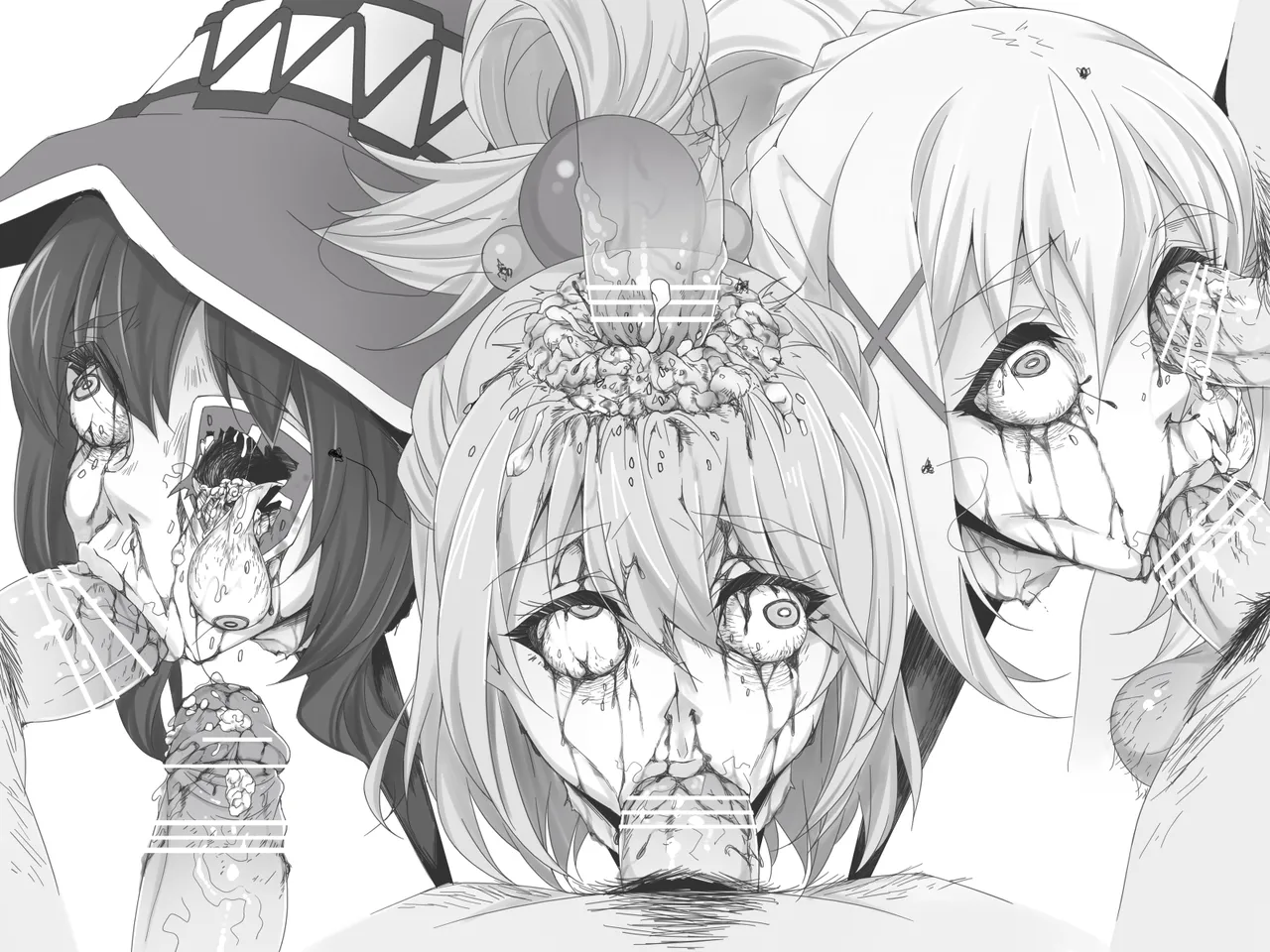 bekon15 / ko1444 / Bacon Ryona graffiti 1-11 + 2 Skeb guro Pixiv posts. - page23