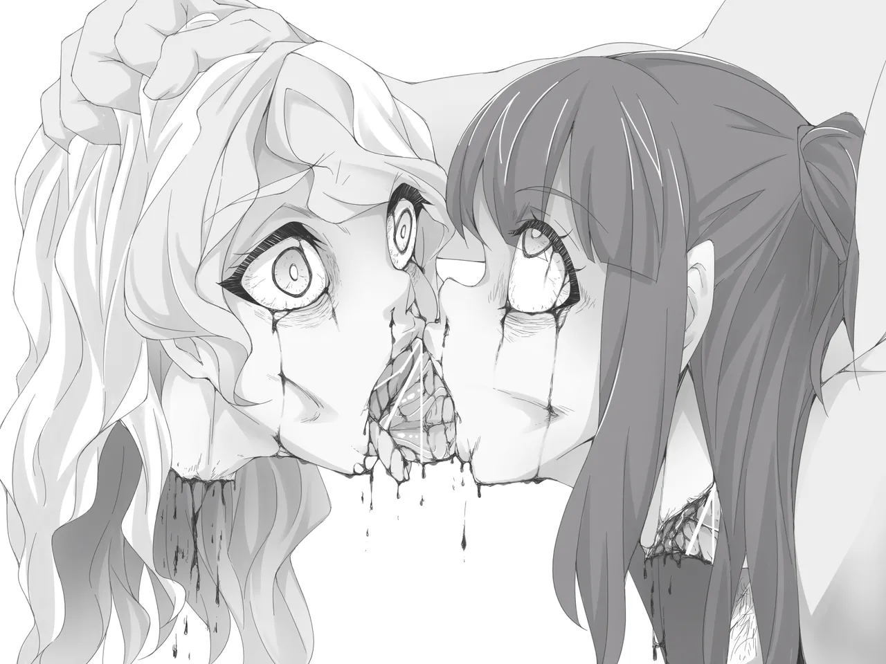 bekon15 / ko1444 / Bacon Ryona graffiti 1-11 + 2 Skeb guro Pixiv posts. - page30