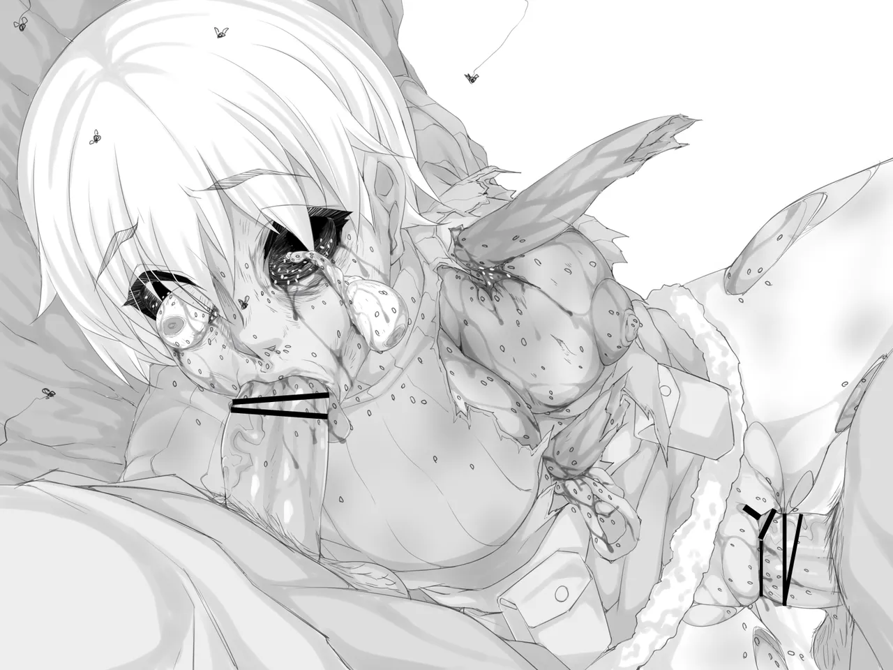 bekon15 / ko1444 / Bacon Ryona graffiti 1-11 + 2 Skeb guro Pixiv posts. - page73