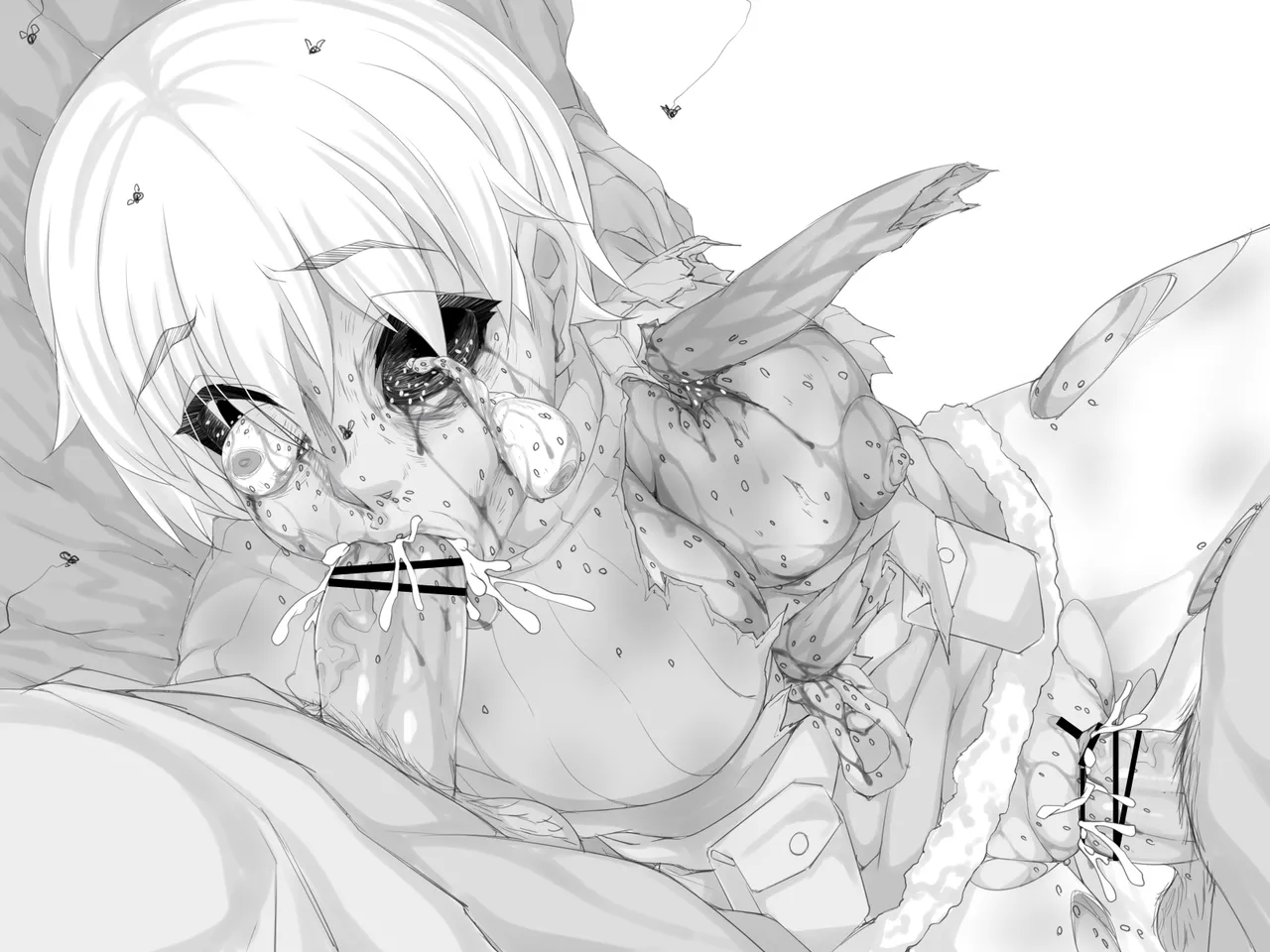 bekon15 / ko1444 / Bacon Ryona graffiti 1-11 + 2 Skeb guro Pixiv posts. - page74