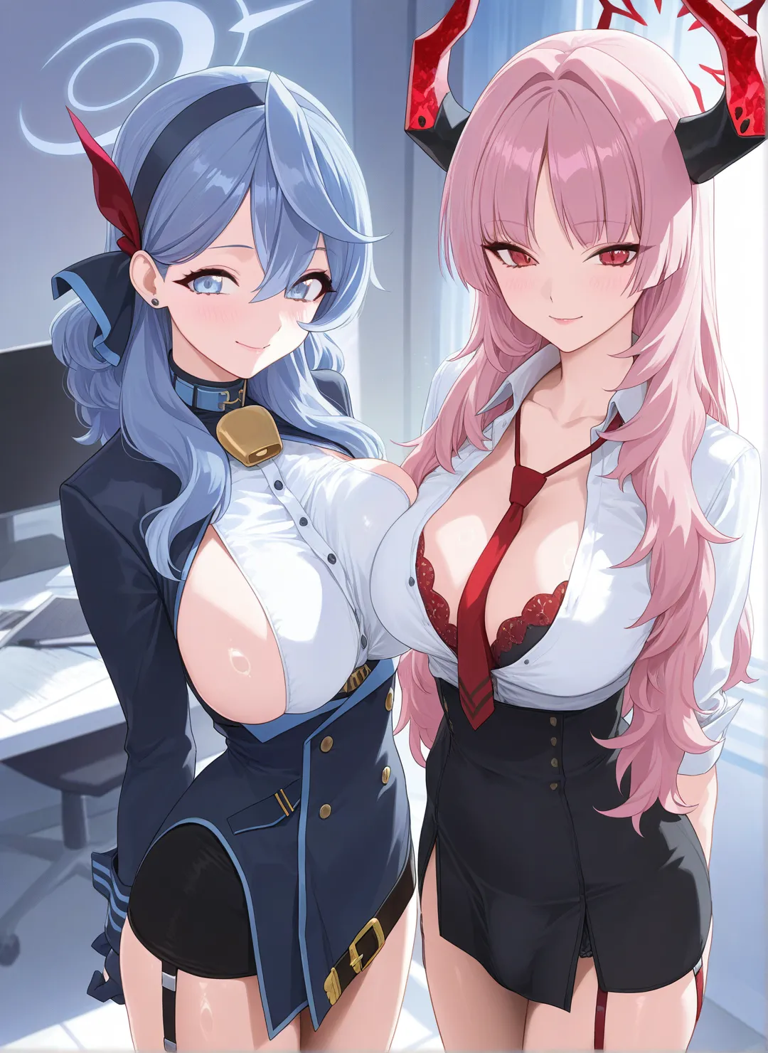 Ako x Satsuki Rametaki [AI Generated] - page74