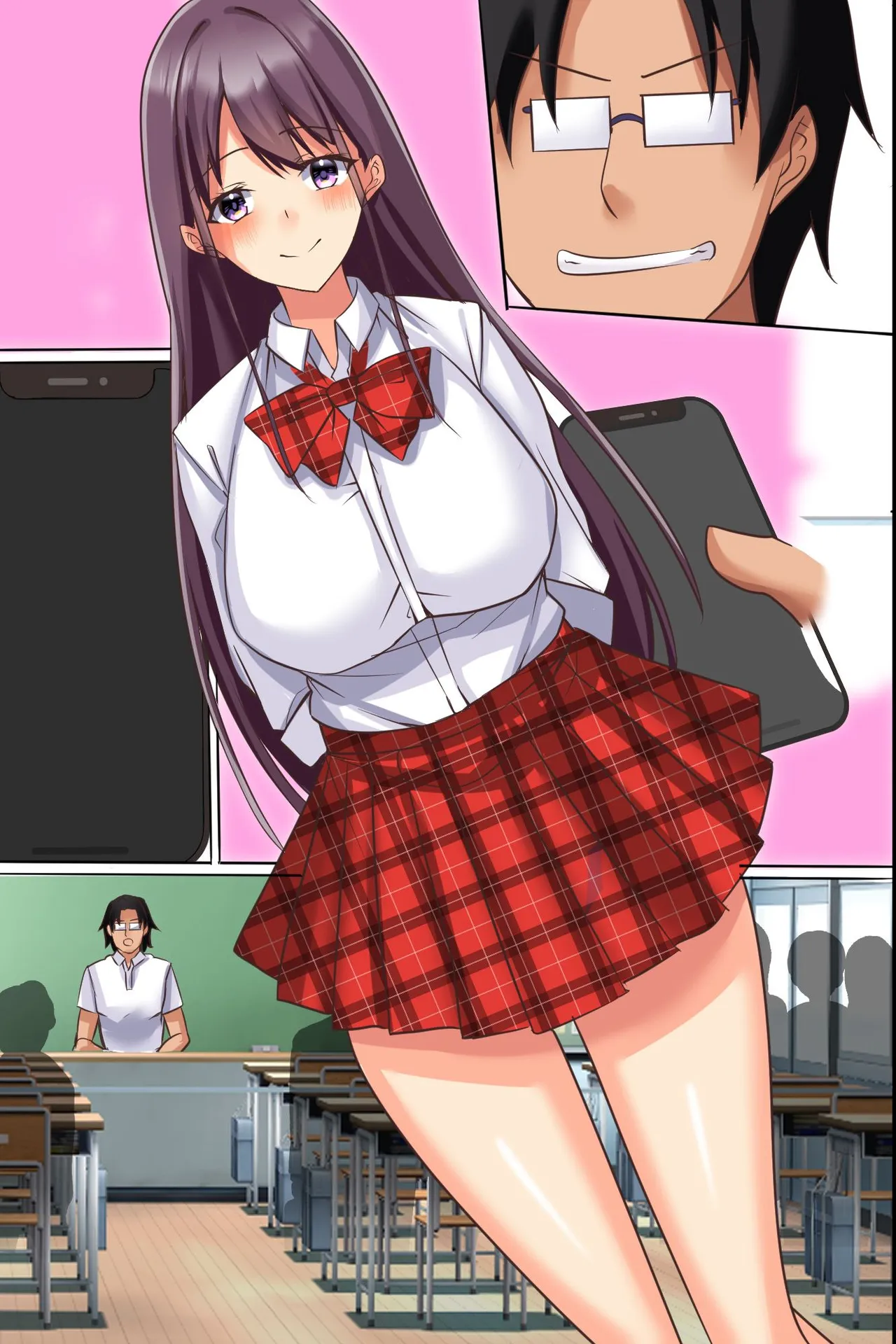 このアプリすごい！真面目で可愛い制服女子たちの常識を変えて片っ端からハメまくる陰キャ童貞教師 - page47