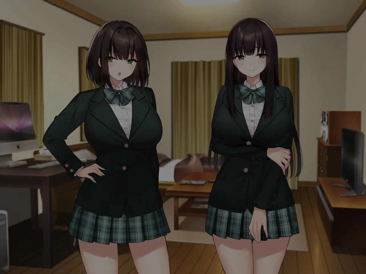 巨乳な先輩? 巨乳な幼なじみ? 二人とハーレムH...する? - page152