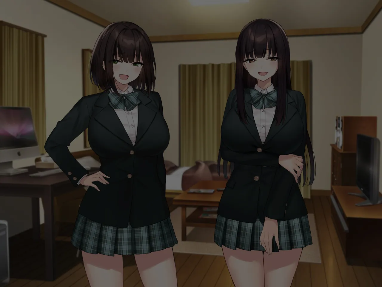 巨乳な先輩? 巨乳な幼なじみ? 二人とハーレムH...する? - page213