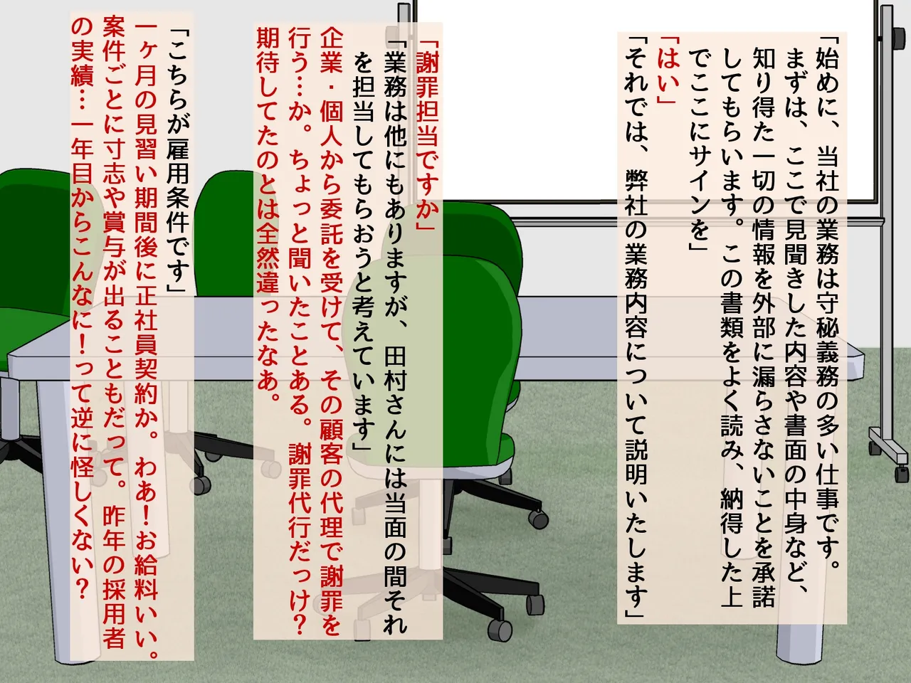 「謝罪担当」カラダを使った簡単なお仕事です - page7