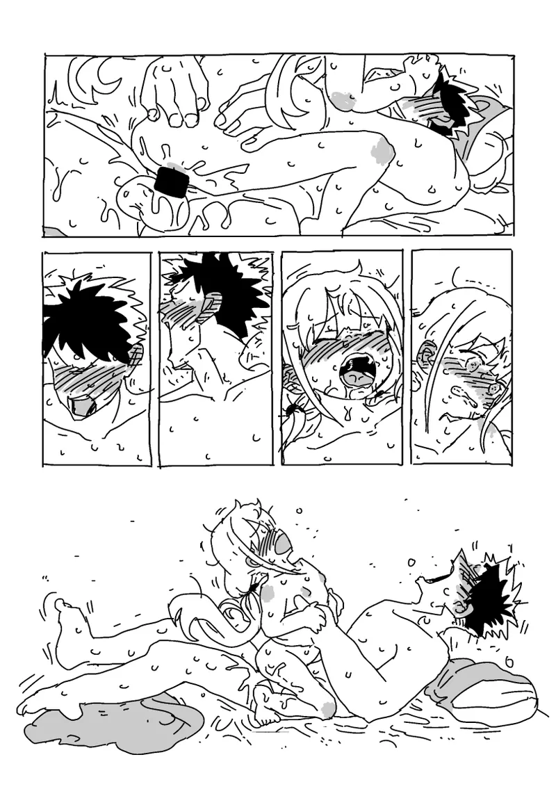 杏と夏にイチャイチャする！！！ - page64