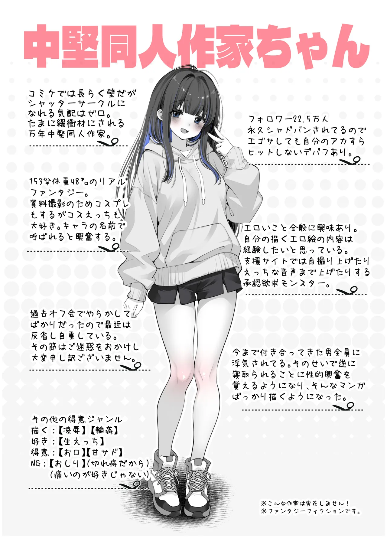 中堅同人作家ちゃんのないしょ！ - page2