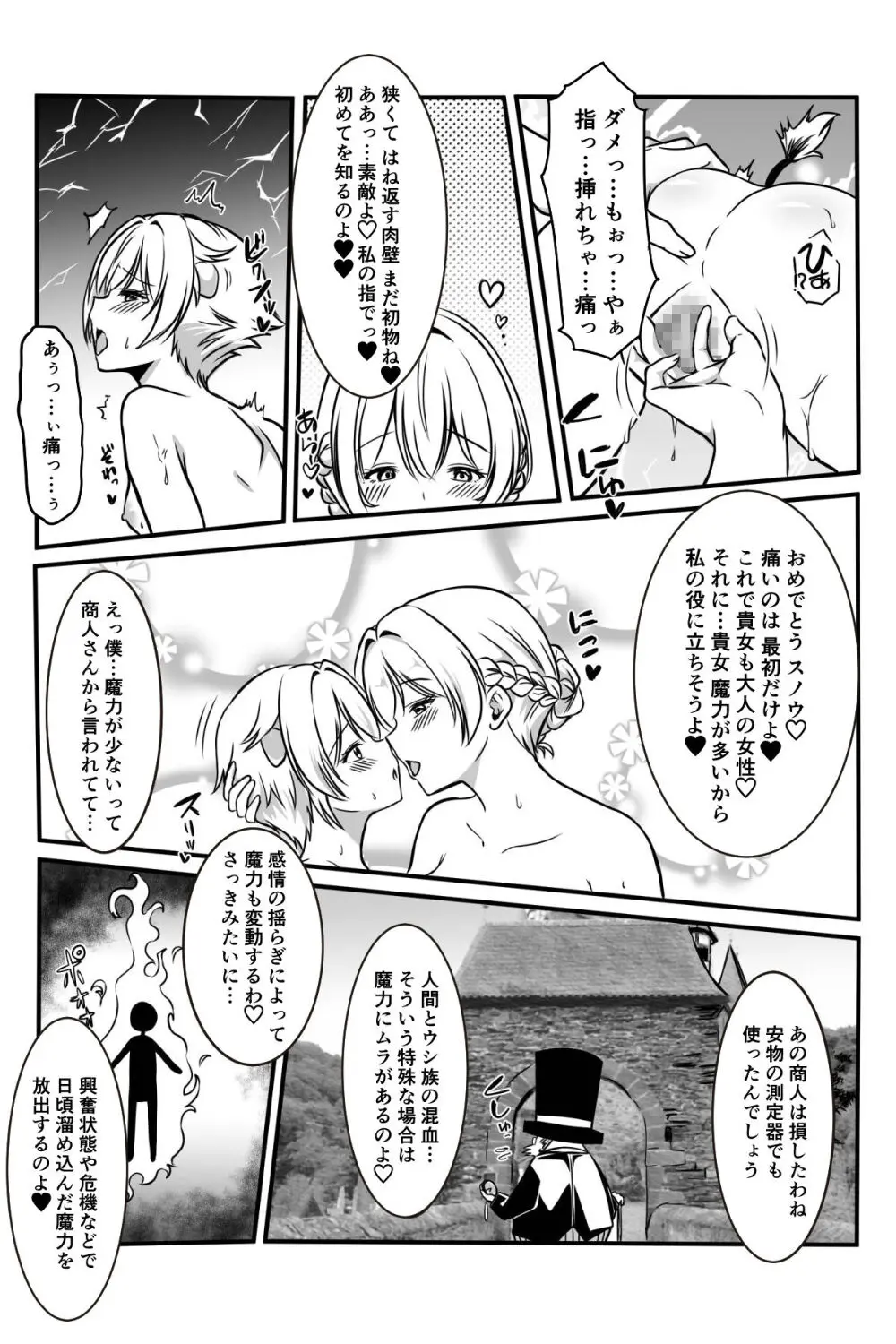 魔女と牛娘の主従な関係 - page49