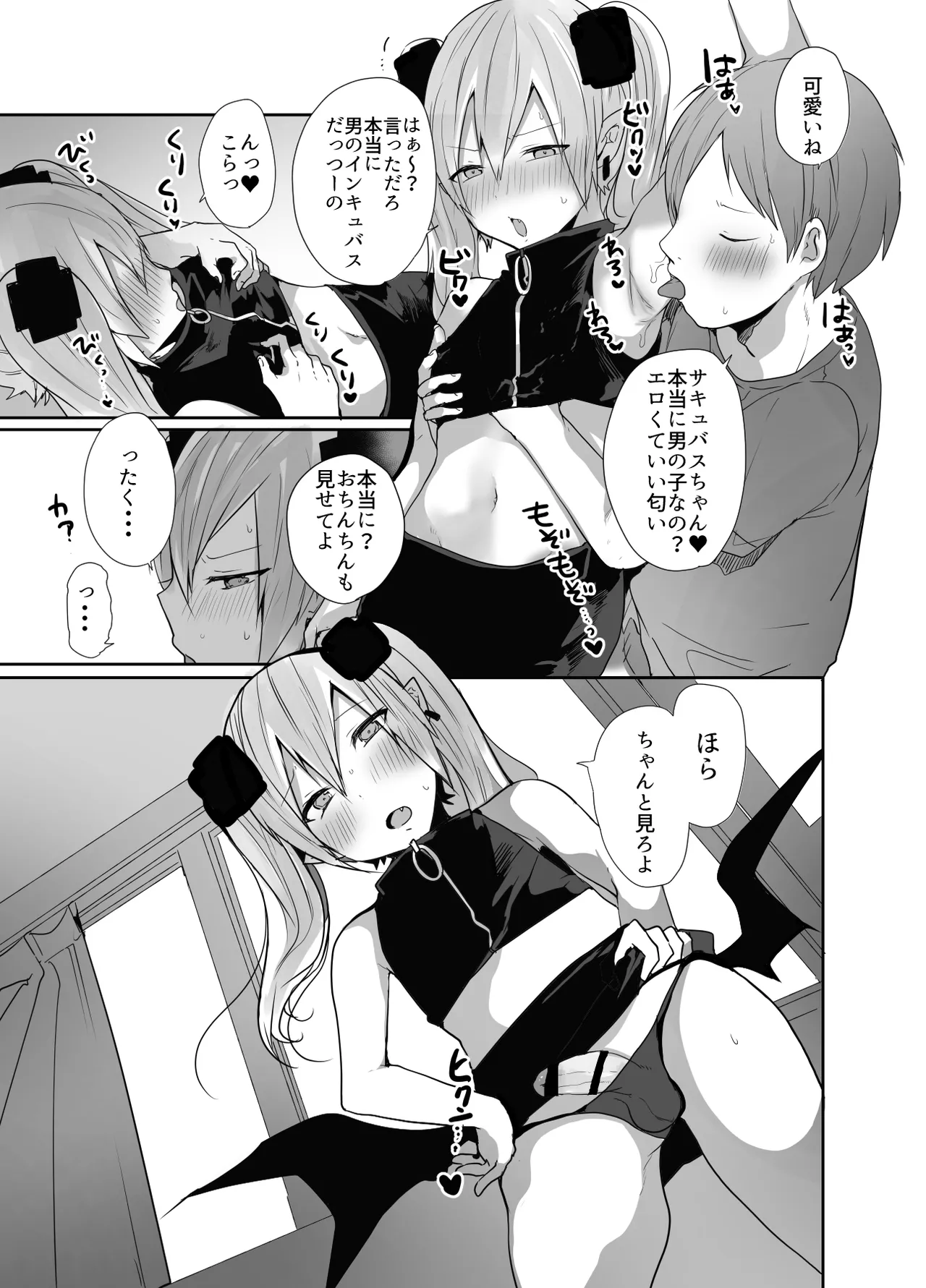 男だよバーカ！する女装サキュバス - page12