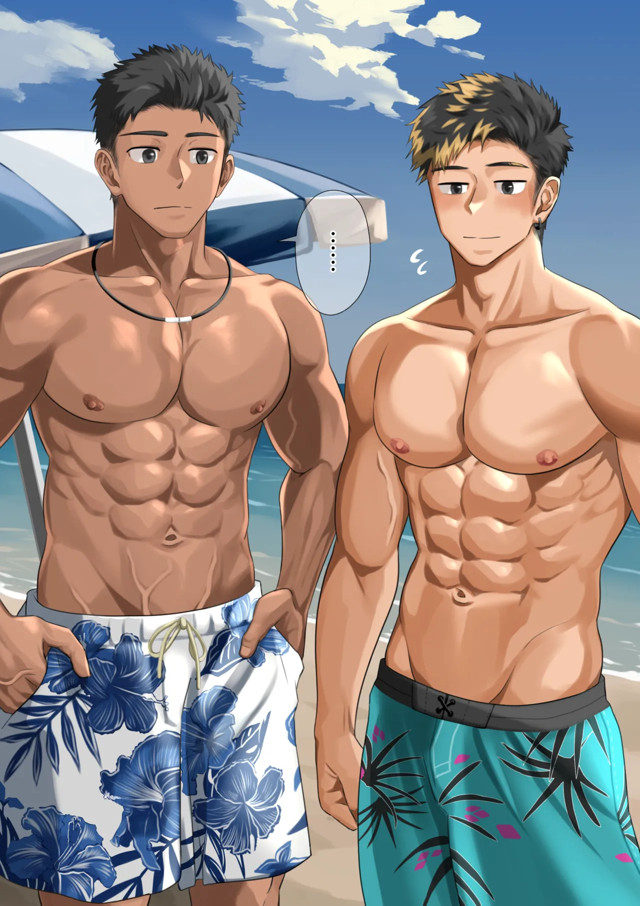 ビーチで逆ナン…(p10.)【ENG】 (Pixiv Fanbox) - page4