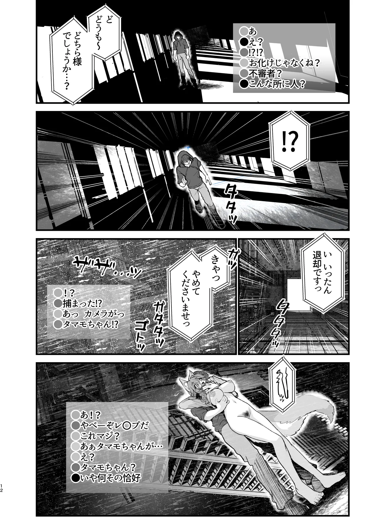 脱衣配信タマモちゃん - page12