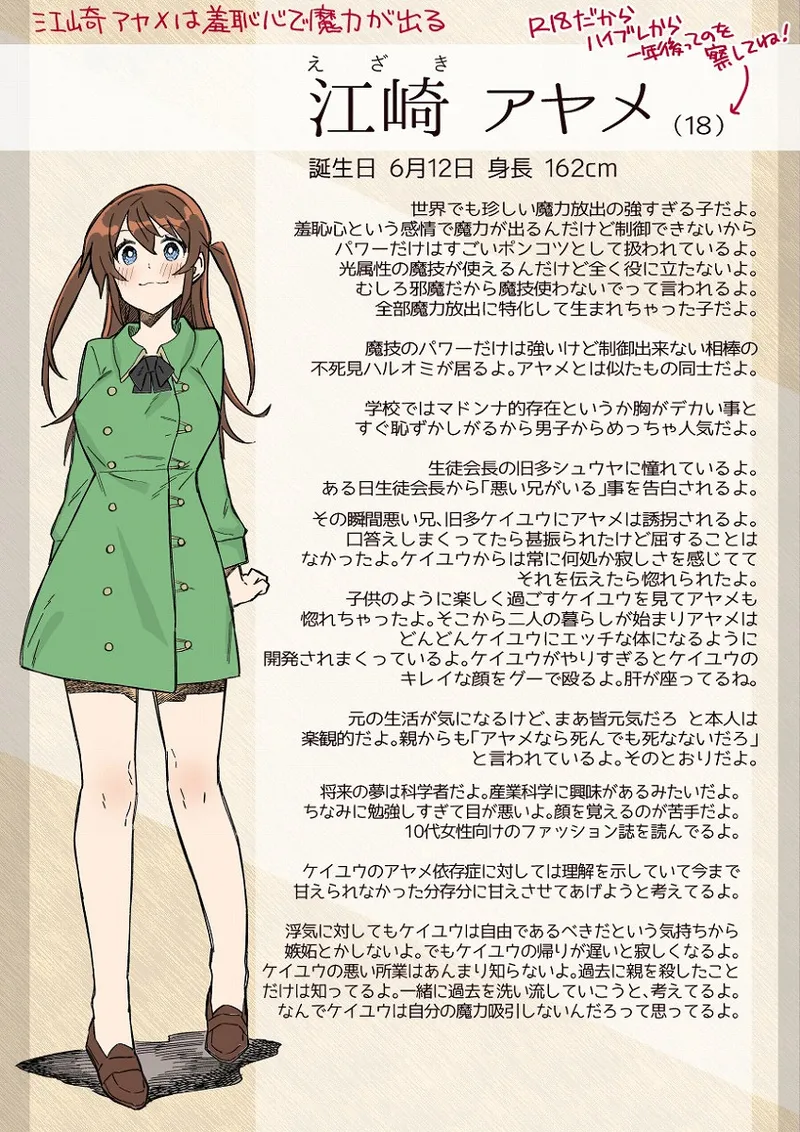 江崎アヤメは羞恥心で魔力が出る - page7