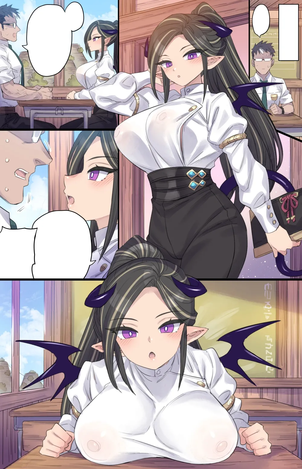 担任の先生と秘密の個人面談♥ - page8
