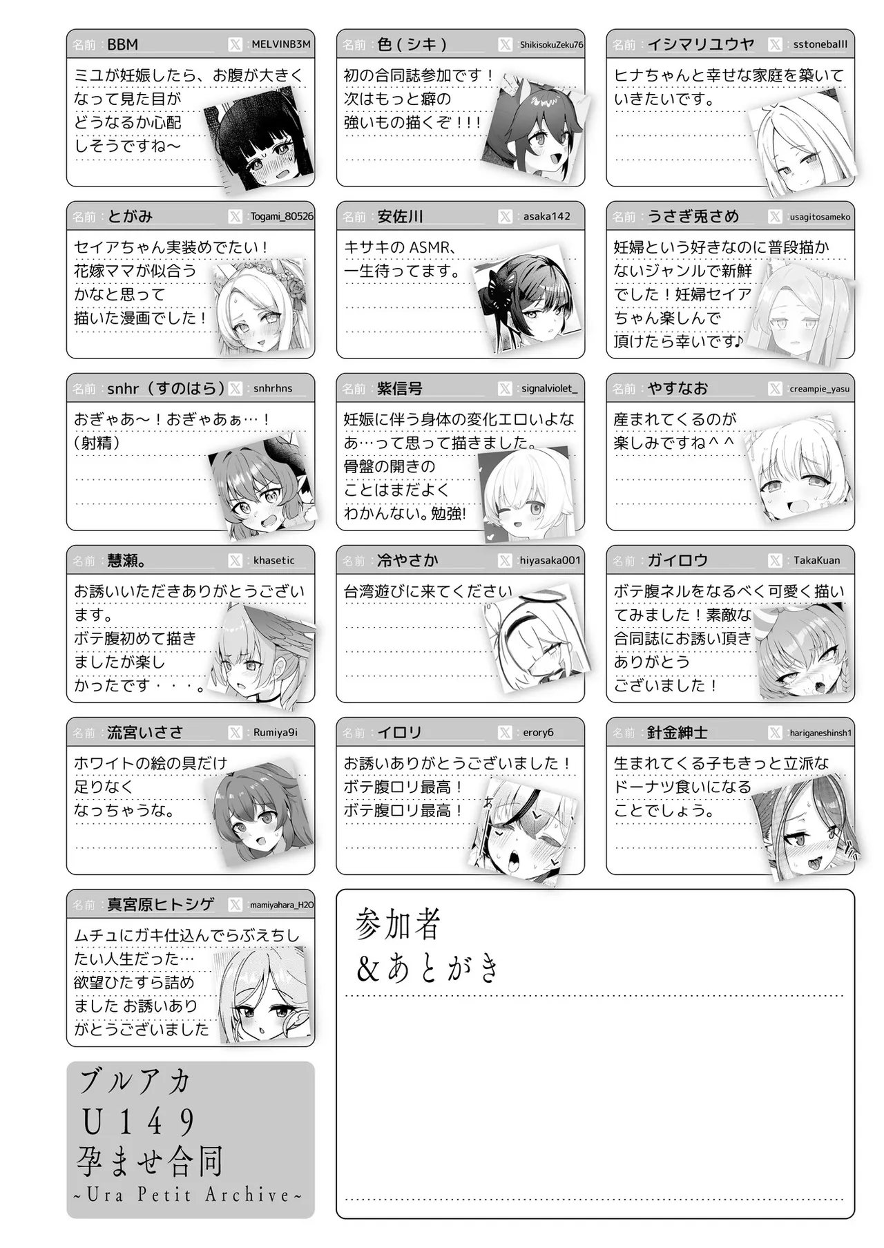 ブルアカU149孕ませ合同 - page159