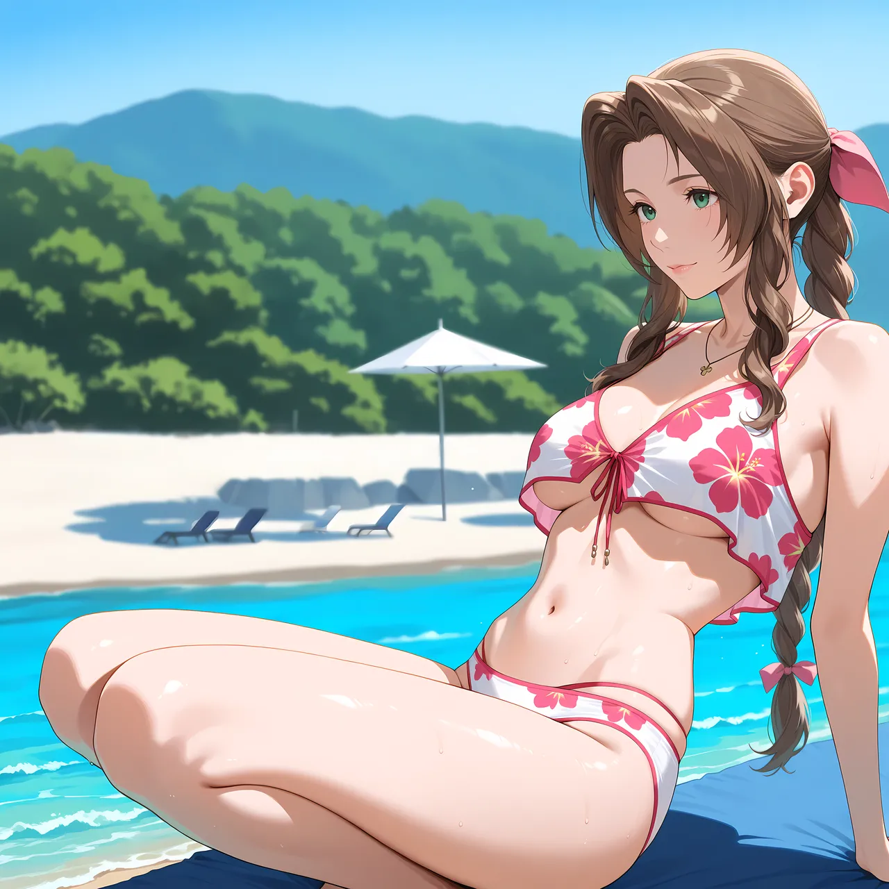 Aerith Banana Bouncer [AI Generated] - page2