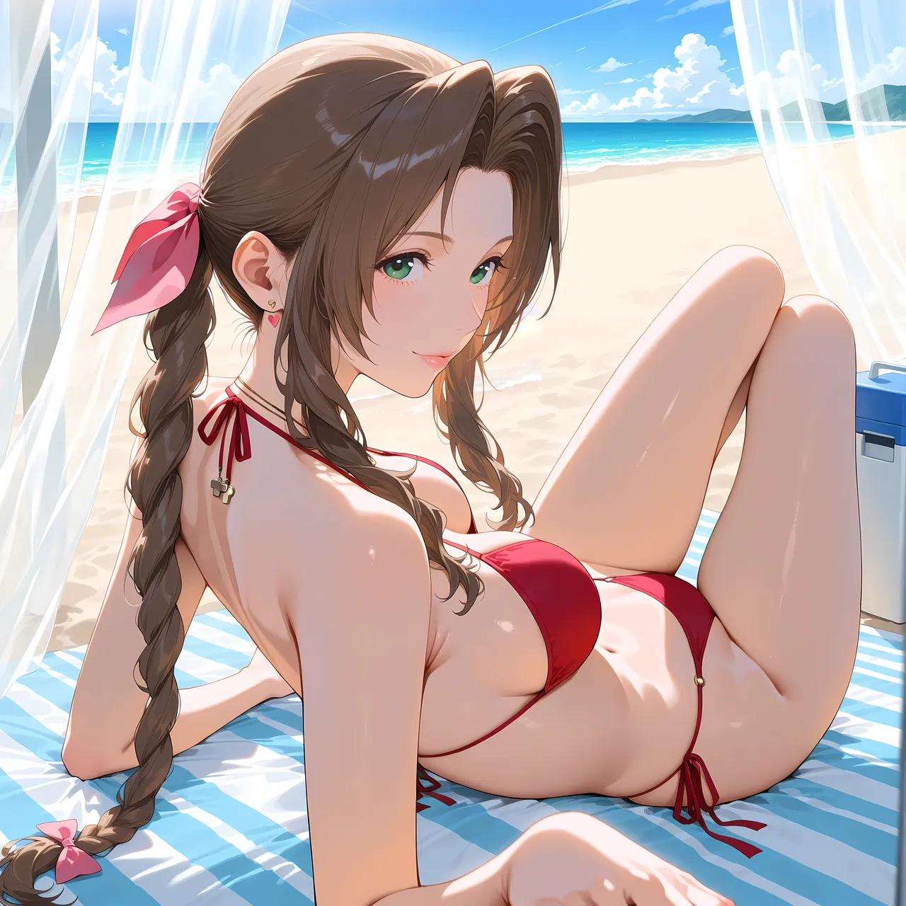 Aerith Banana Bouncer [AI Generated] - page3