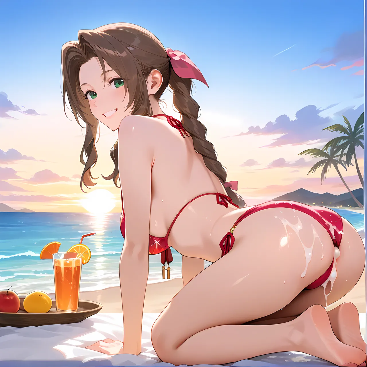 Aerith Banana Bouncer [AI Generated] - page60