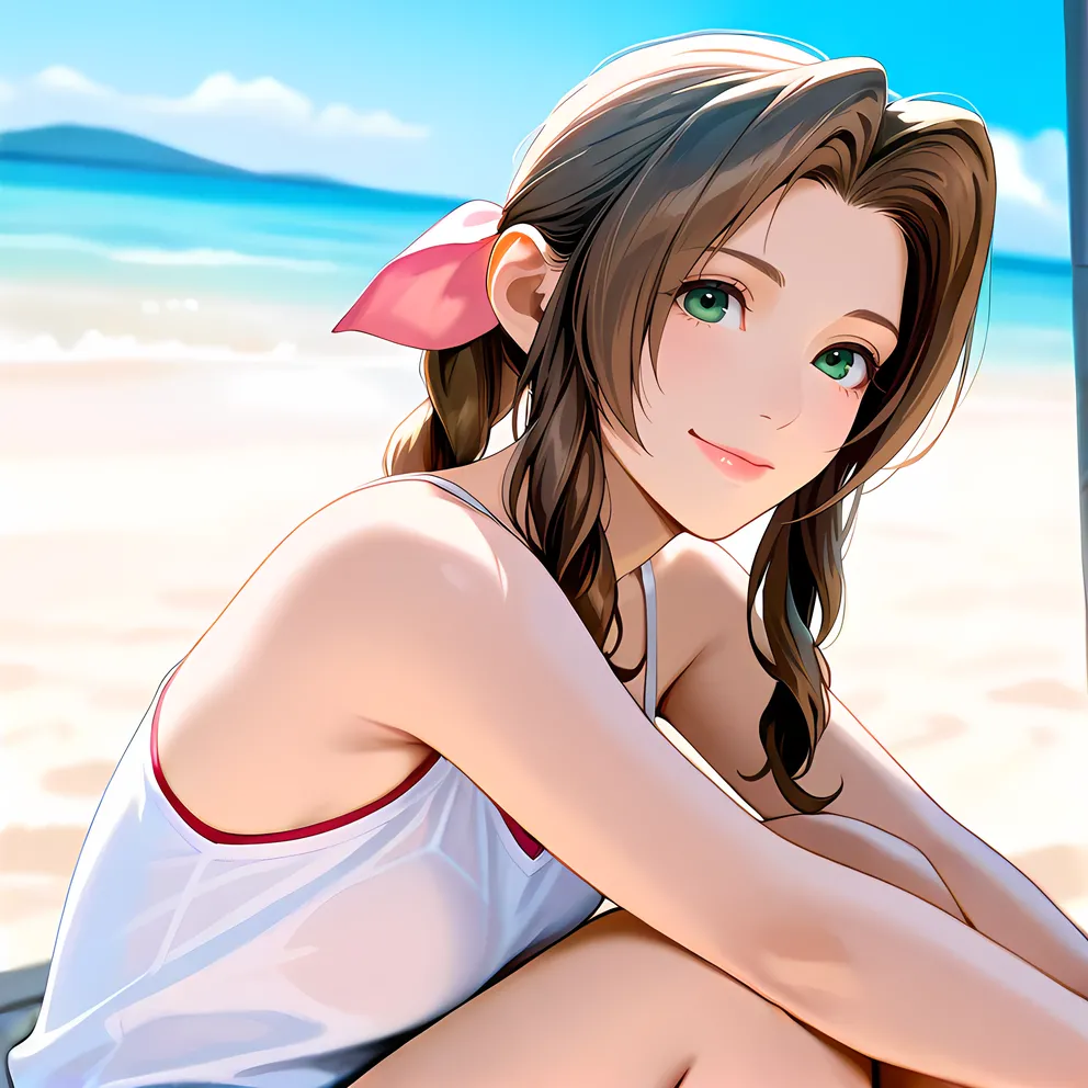 Aerith Banana Bouncer [AI Generated] - page8