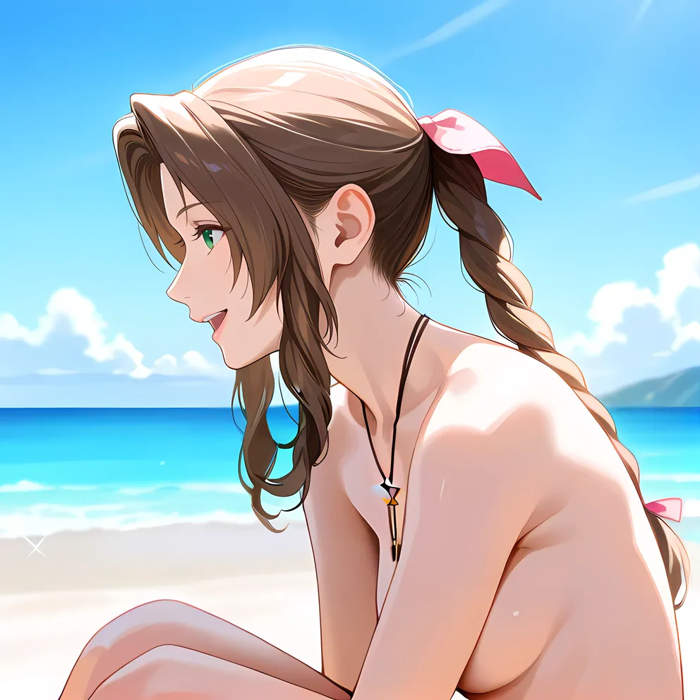 Aerith Banana Bouncer [AI Generated] - page9