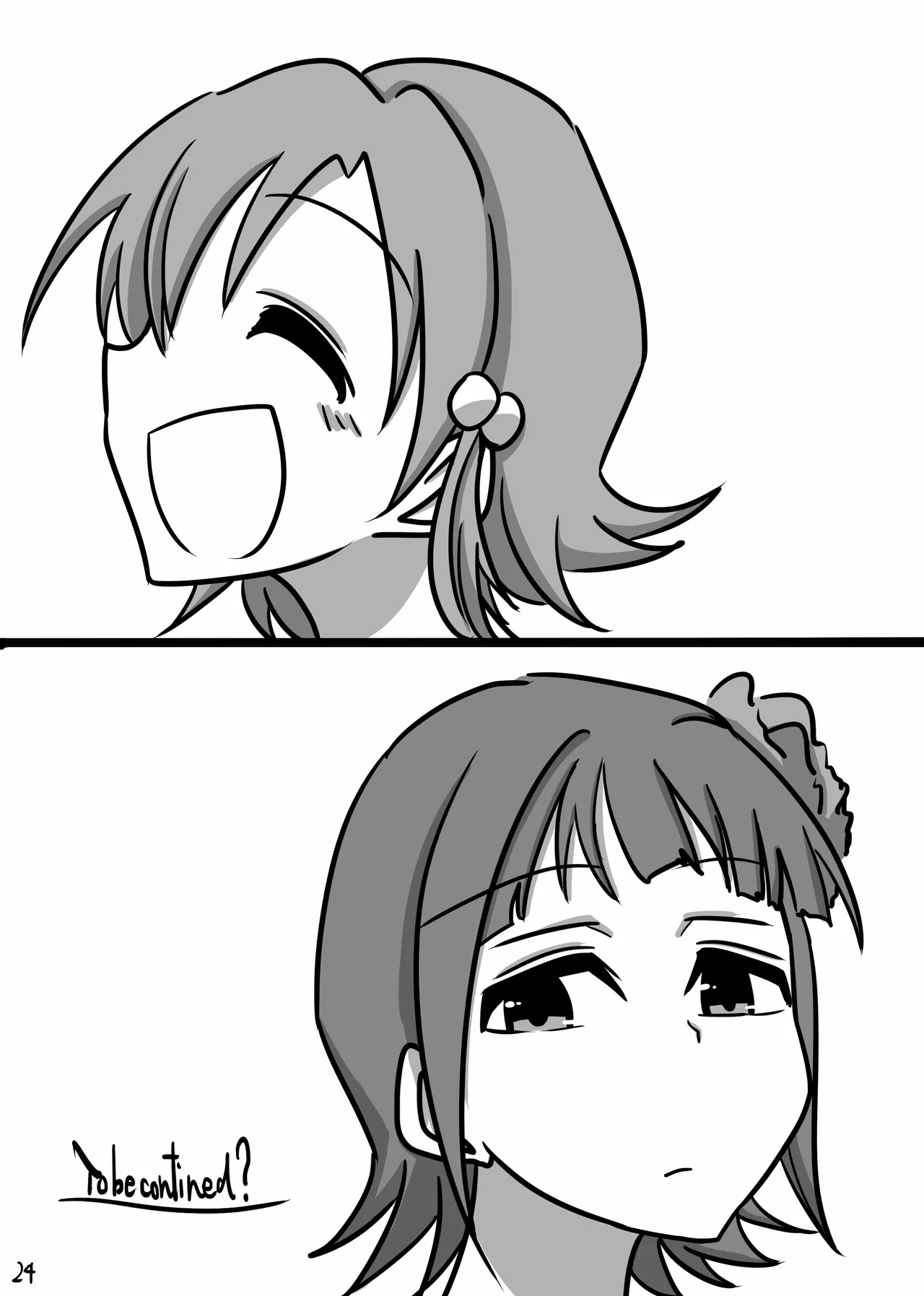 もしも劇場版の矢吹可奈がストレスをオナニーで発散していたら - page23