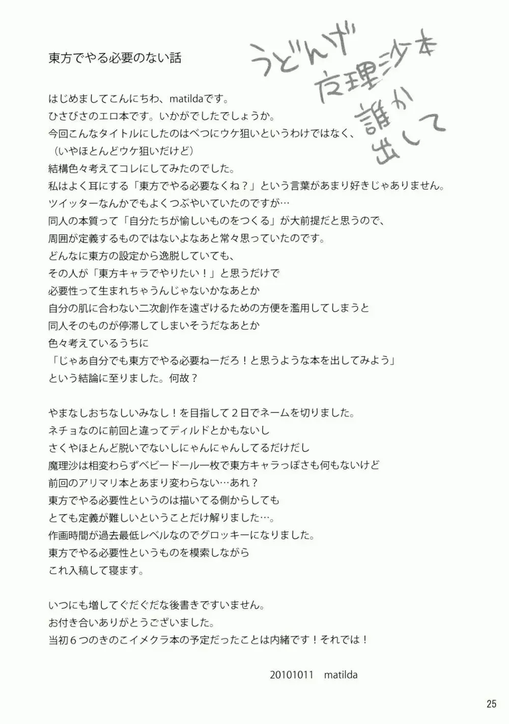 コレ東方でやる必要なくね? - page25