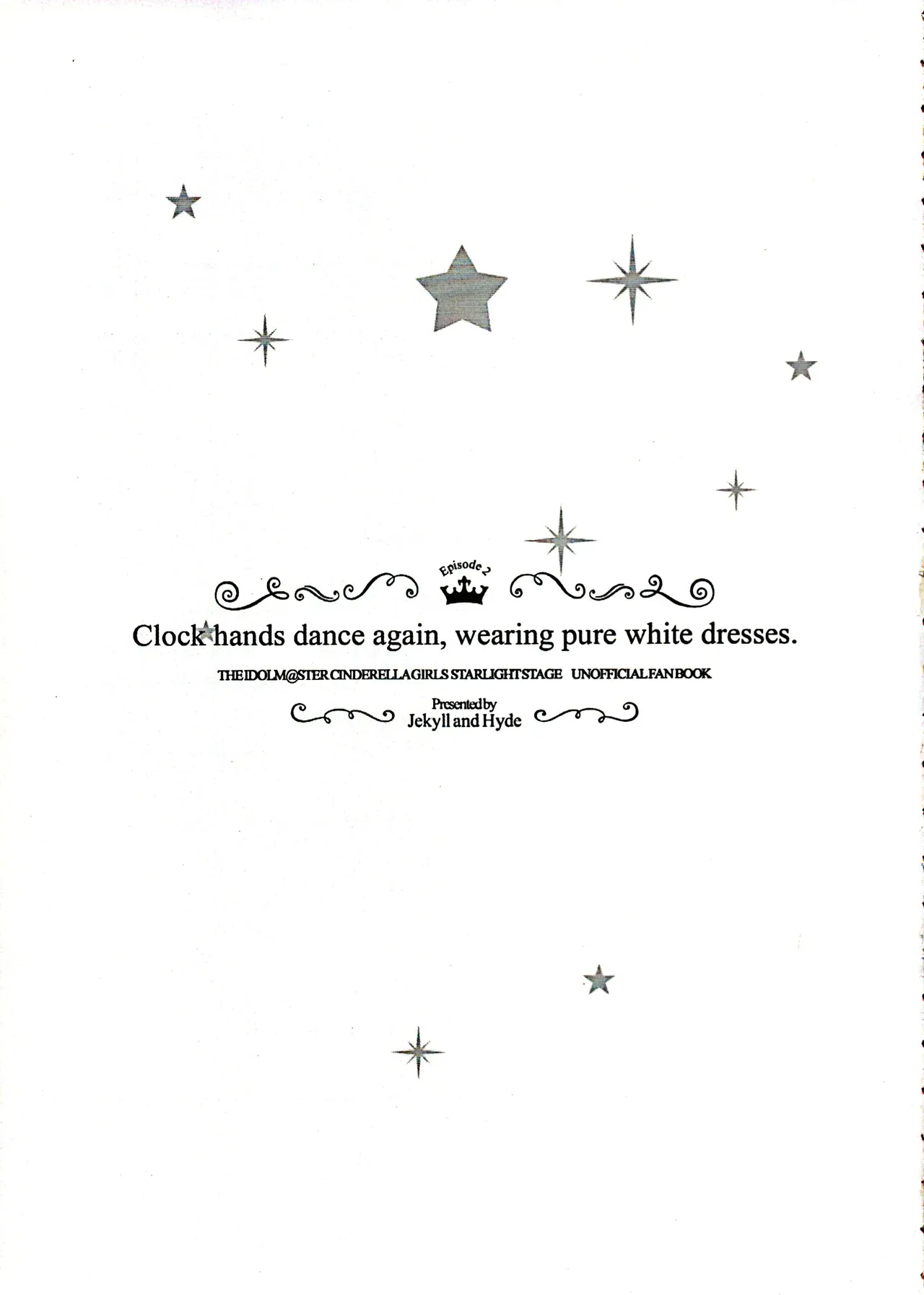 Clock hands dance again，wearing pure white dresses. - page4