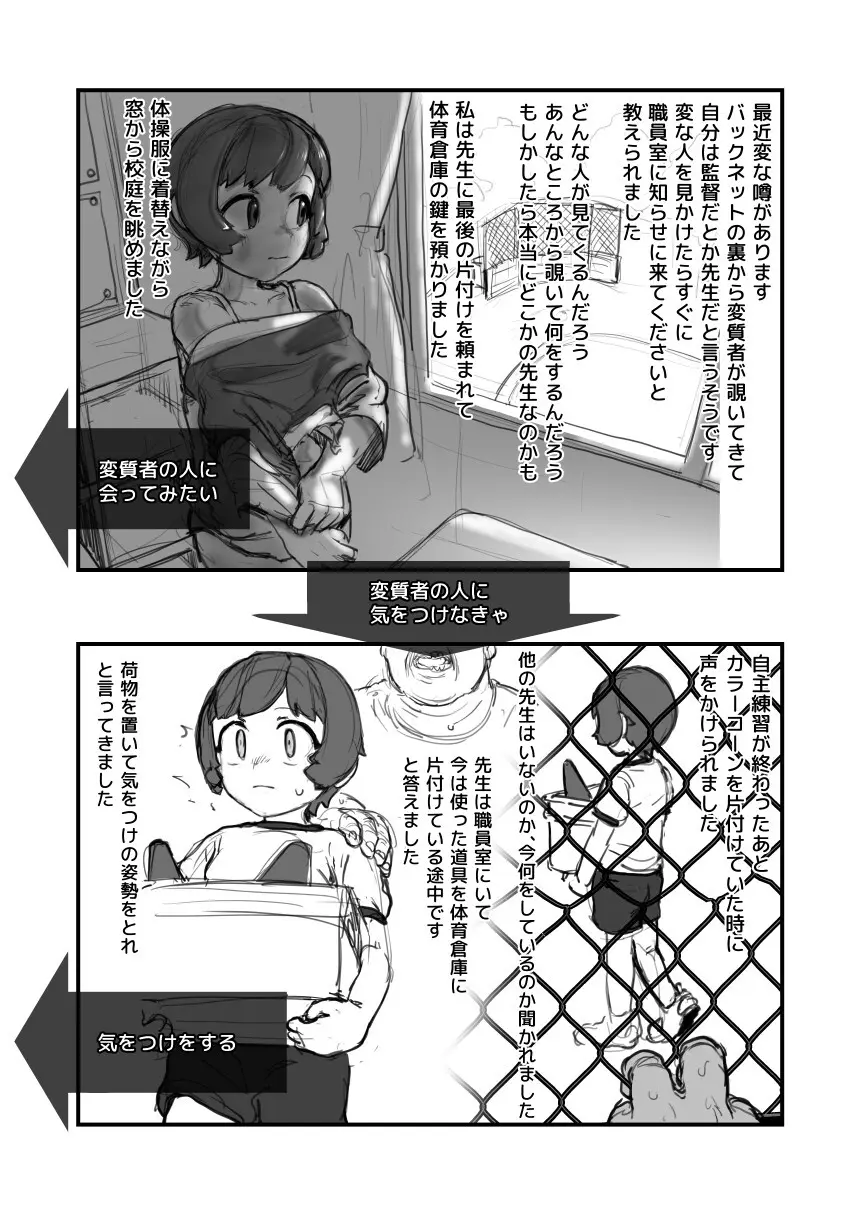 セクハラに期待してわざと無抵抗な選択肢を選べるゲームブック - page2