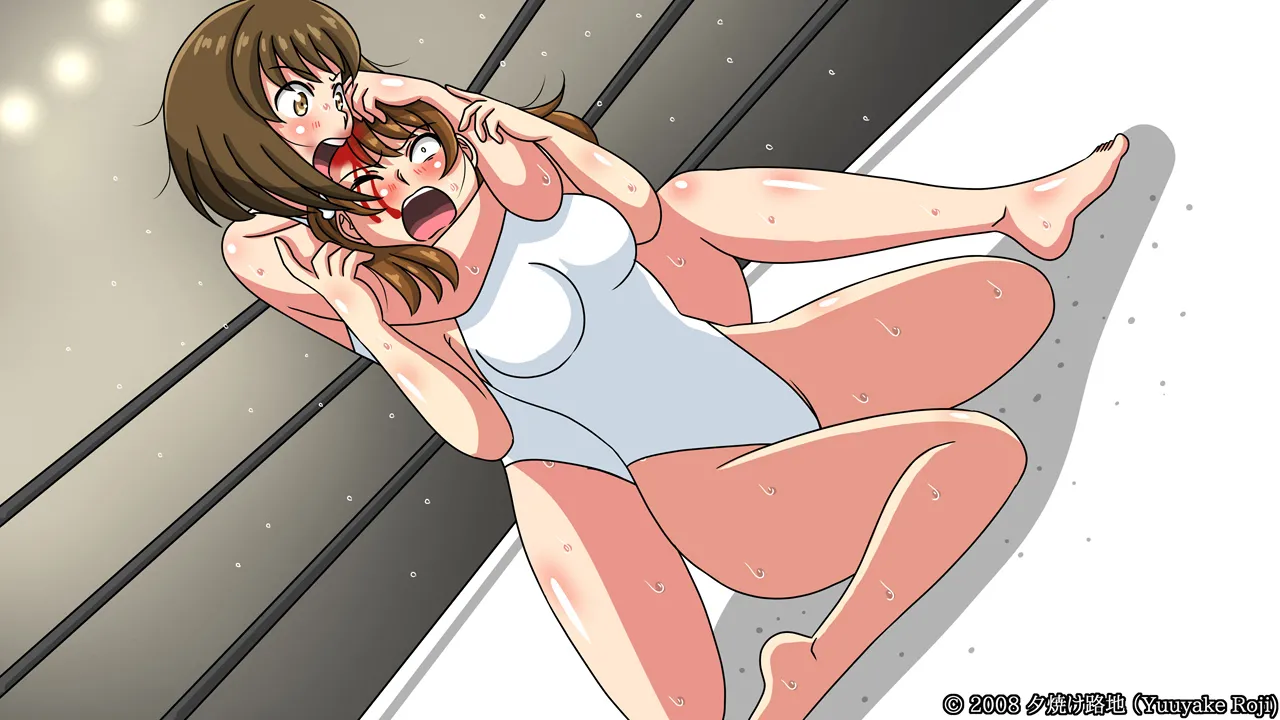 白い水着を真っ赤に染めて - page137