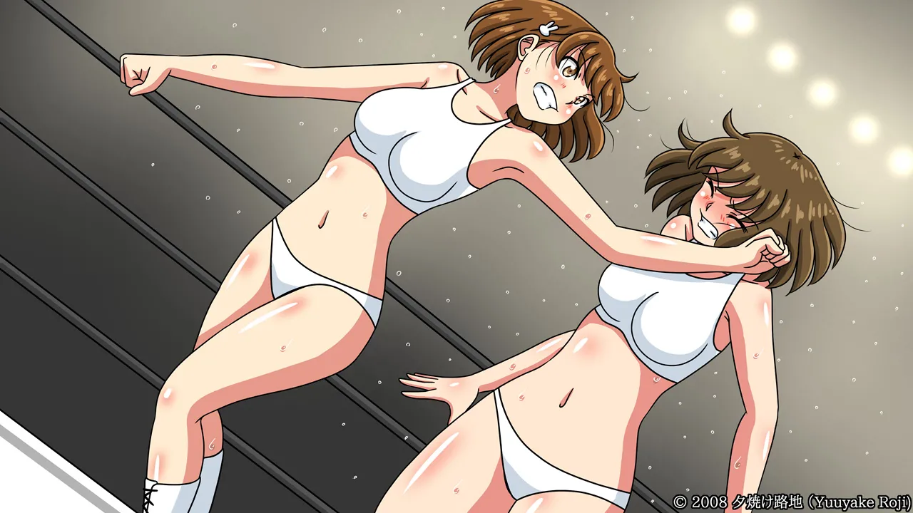 白い水着を真っ赤に染めて - page338